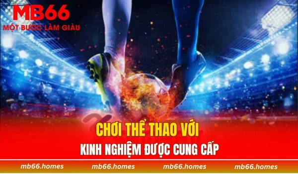 Chơi thể thao với kinh nghiệm được cung cấp