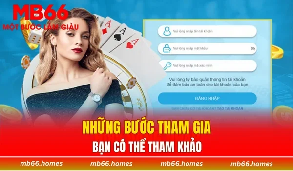 Những bước tham gia bạn có thể tham khảo