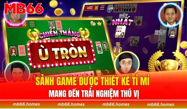 Sảnh game được thiết kế tỉ mỉ mang đến trải nghiệm thú vị